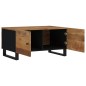 vidaXL Mesa de centro madera maciza mango y contrachapada 80x50x40 cm vidaXL Mesa de centro madera maciza mango y contrachapada 80x50x40 cm