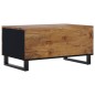 vidaXL Mesa de centro madera maciza mango y contrachapada 80x50x40 cm vidaXL Mesa de centro madera maciza mango y contrachapada 80x50x40 cm