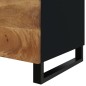 vidaXL Mesa de centro madera maciza mango y contrachapada 80x50x40 cm vidaXL Mesa de centro madera maciza mango y contrachapada 80x50x40 cm