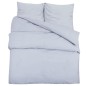 vidaXL Juego de funda nórdica algodón gris 200x200 cm vidaXL Juego de funda nórdica algodón gris 200x200 cm