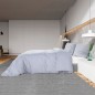 vidaXL Juego de funda nórdica algodón gris 200x200 cm vidaXL Juego de funda nórdica algodón gris 200x200 cm