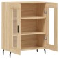 vidaXL Aparador de madera de ingeniería roble Sonoma 69,5x34x90 cm