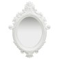 vidaXL Espejo de pared estilo castillo blanco 56x76 cm vidaXL Espejo de pared estilo castillo blanco 56x76 cm