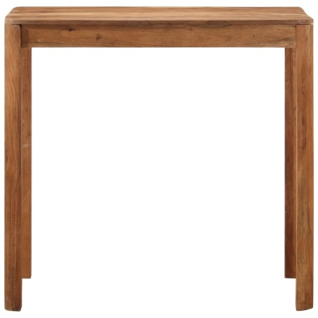 vidaXL Mesa alta cocina madera acacia acabado miel 110x55x106 cm