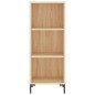 vidaXL Aparador de madera de ingeniería roble Sonoma 34,5x32,5x90 cm vidaXL Aparador de madera de ingeniería roble Sonoma 34,5x32,5x90 cm
