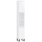vidaXL Armario de baño madera contrachapada blanco brillo 30x30x190 cm vidaXL Armario de baño madera contrachapada blanco brillo 30x30x190 cm