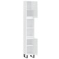 vidaXL Armario de baño madera contrachapada blanco brillo 30x30x190 cm vidaXL Armario de baño madera contrachapada blanco brillo 30x30x190 cm