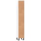 vidaXL Armario de baño madera contrachapada blanco brillo 30x30x190 cm vidaXL Armario de baño madera contrachapada blanco brillo 30x30x190 cm