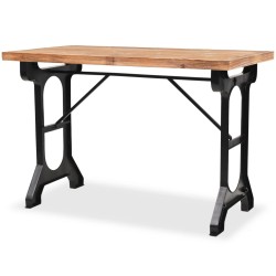 vidaXL Mesa de salón comedor en madera maciza de abeto 122x65x82 cm