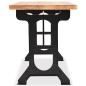 vidaXL Mesa de salón comedor en madera maciza de abeto 122x65x82 cm vidaXL Mesa de salón comedor en madera maciza de abeto 122x65x82 cm