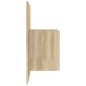 vidaXL Mesita de noche de pared roble Sonoma vidaXL Mesita de noche de pared roble Sonoma