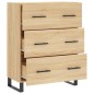 vidaXL Aparador de madera de ingeniería roble Sonoma 69,5x34x90 cm