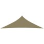 vidaXL Toldo de vela triangular tela Oxford beige 3x3x4,24 m vidaXL Toldo de vela triangular tela Oxford beige 3x3x4,24 m
