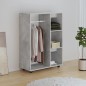 vidaXL Armario de madera de ingeniería gris hormigón 80x40x110 cm vidaXL Armario de madera de ingeniería gris hormigón 80x40x110 cm