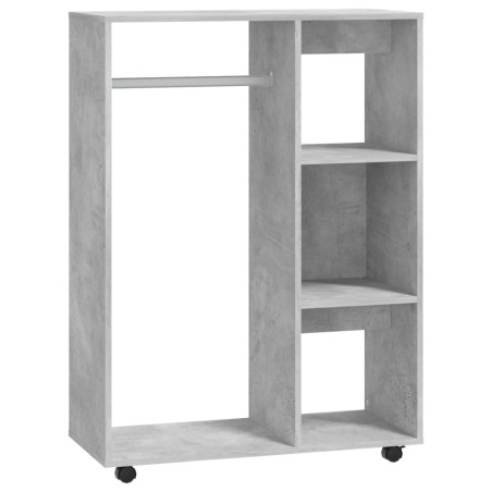 vidaXL Armario de madera de ingeniería gris hormigón 80x40x110 cm