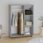 vidaXL Armario de madera de ingeniería gris hormigón 80x40x110 cm vidaXL Armario de madera de ingeniería gris hormigón 80x40x110 cm