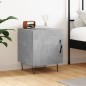 vidaXL Mesita de noche madera de ingeniería gris hormigón 40x40x50 cm vidaXL Mesita de noche madera de ingeniería gris hormigón 40x40x50 cm