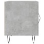 vidaXL Mesita de noche madera de ingeniería gris hormigón 40x40x50 cm vidaXL Mesita de noche madera de ingeniería gris hormigón 40x40x50 cm