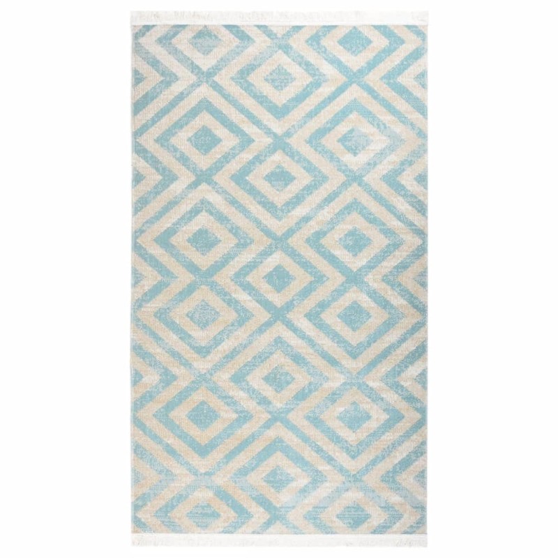 vidaXL Alfombra de exterior tejido plano verde y beige 115x170 cm vidaXL Alfombra de exterior tejido plano verde y beige 115x170 cm