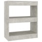 vidaXL Estantería/divisor de espacios gris hormigón 60x30x72 cm vidaXL Estantería/divisor de espacios gris hormigón 60x30x72 cm