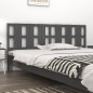 vidaXL Cabecero de cama madera maciza de pino gris 205,5x4x100 cm vidaXL Cabecero de cama madera maciza de pino gris 205,5x4x100 cm