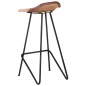 vidaXL Taburetes de cocina 2 unidades cuero auténtico marrón vidaXL Taburetes de cocina 2 unidades cuero auténtico marrón