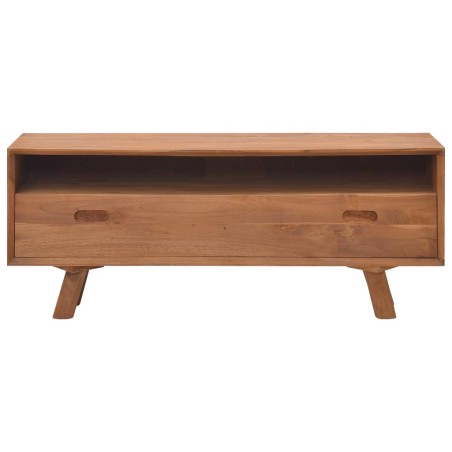 vidaXL Mueble para la TV madera maciza de teca 110x30x45 cm