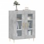 vidaXL Aparador de madera de ingeniería gris hormigón 69,5x34x90 cm vidaXL Aparador de madera de ingeniería gris hormigón 69,5x34x90 cm