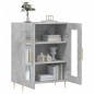 vidaXL Aparador de madera de ingeniería gris hormigón 69,5x34x90 cm vidaXL Aparador de madera de ingeniería gris hormigón 69,5x34x90 cm