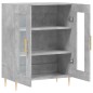 vidaXL Aparador de madera de ingeniería gris hormigón 69,5x34x90 cm vidaXL Aparador de madera de ingeniería gris hormigón 69,5x34x90 cm