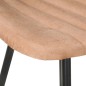 vidaXL Taburetes de cocina 2 unidades cuero auténtico marrón vidaXL Taburetes de cocina 2 unidades cuero auténtico marrón
