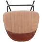vidaXL Taburetes de cocina 2 unidades cuero auténtico marrón vidaXL Taburetes de cocina 2 unidades cuero auténtico marrón