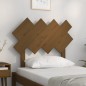 vidaXL Cabecero de cama madera maciza de pino marrón miel 92x3x81 cm vidaXL Cabecero de cama madera maciza de pino marrón miel 92x3x81 cm