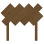 vidaXL Cabecero de cama madera maciza de pino marrón miel 92x3x81 cm vidaXL Cabecero de cama madera maciza de pino marrón miel 92x3x81 cm
