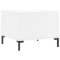vidaXL Mesa de centro madera de ingeniería brillo blanco 50x50x40 cm vidaXL Mesa de centro madera de ingeniería brillo blanco 50x50x40 cm