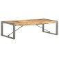 vidaXL Mesa de centro madera de mango rugosa 140x70x40 cm vidaXL Mesa de centro madera de mango rugosa 140x70x40 cm