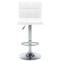 vidaXL Taburetes de cocina 2 unidades cuero sintético blanco vidaXL Taburetes de cocina 2 unidades cuero sintético blanco