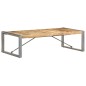 vidaXL Mesa de centro madera de mango rugosa 140x70x40 cm vidaXL Mesa de centro madera de mango rugosa 140x70x40 cm
