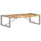 vidaXL Mesa de centro madera de mango rugosa 140x70x40 cm vidaXL Mesa de centro madera de mango rugosa 140x70x40 cm