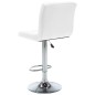 vidaXL Taburetes de cocina 2 unidades cuero sintético blanco vidaXL Taburetes de cocina 2 unidades cuero sintético blanco