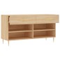 vidaXL Banco zapatero madera de ingeniería roble Sonoma 102x35x55 cm vidaXL Banco zapatero madera de ingeniería roble Sonoma 102x35x55 cm