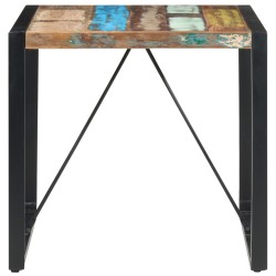 vidaXL Mesa de comedor de madera maciza reciclada 80x80x75 cm