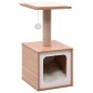 vidaXL Rascador para gatos con alfombra rascadora de sisal 62 cm vidaXL Rascador para gatos con alfombra rascadora de sisal 62 cm