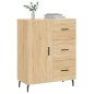 vidaXL Aparador de madera de ingeniería roble Sonoma 69,5x34x90 cm vidaXL Aparador de madera de ingeniería roble Sonoma 69,5x34x90 cm