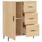 vidaXL Aparador de madera de ingeniería roble Sonoma 69,5x34x90 cm vidaXL Aparador de madera de ingeniería roble Sonoma 69,5x34x90 cm