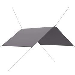 vidaXL Lona de exterior gris 3x2,85 m