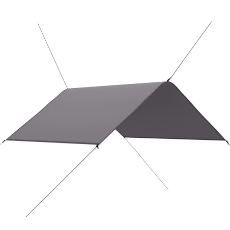 vidaXL Lona de exterior gris 3x2,85 m