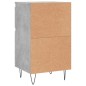 vidaXL Aparador madera de ingeniería gris hormigón 40x35x70 cm vidaXL Aparador madera de ingeniería gris hormigón 40x35x70 cm