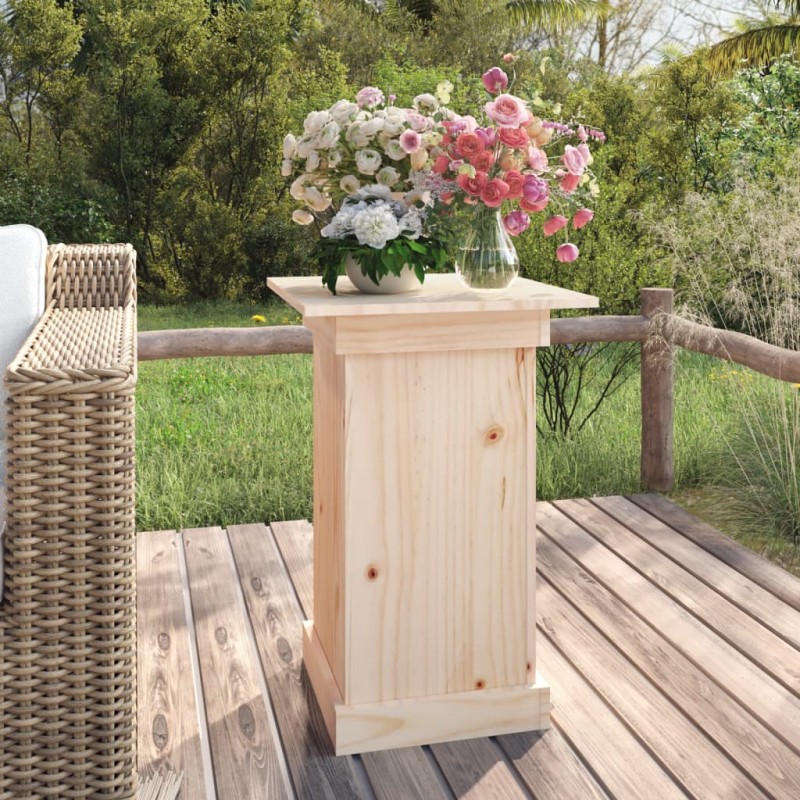 vidaXL Soporte para plantas madera maciza de pino 40x40x60 cm vidaXL Soporte para plantas madera maciza de pino 40x40x60 cm