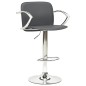 vidaXL Taburetes de cocina 2 unidades cuero sintético gris vidaXL Taburetes de cocina 2 unidades cuero sintético gris